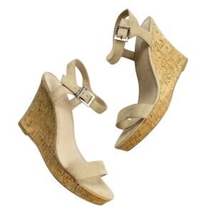 Charles by Charles David Beige Women Wedges 10.5 BRAND NEW WITHOUT BOX